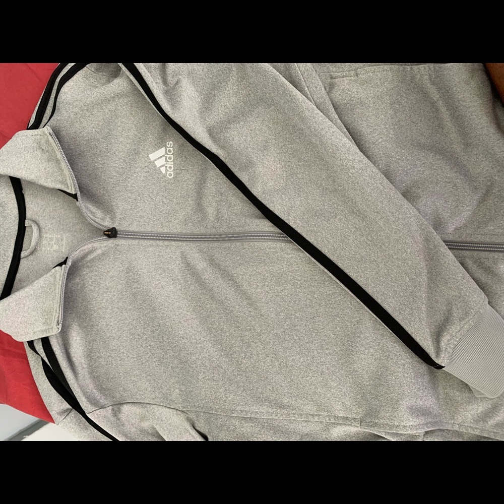 Gray Adidas Track Jacket - Picture 5 of 5